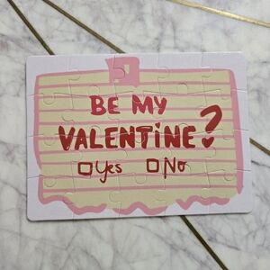 Valentine's Day Puzzle Gift Box Included